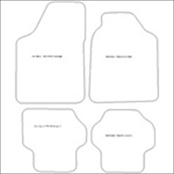 Ford Fiesta Mk3 and Fiesta RS Turbo Car Mats